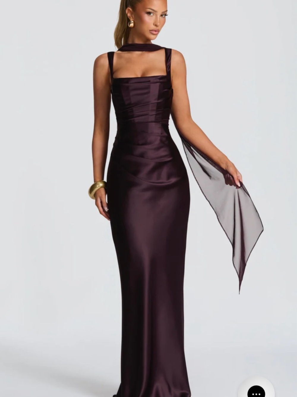 Babyboo Calanthe Maxi Dress - Plum